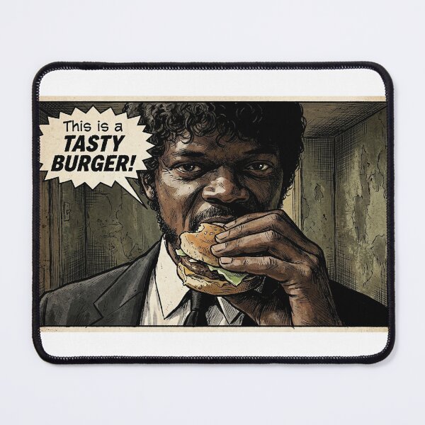 Item preview, Jules Winnfield Tasty burger Pulp Fiction (Samuel Lee Jackson) designed and sold by cardesign.