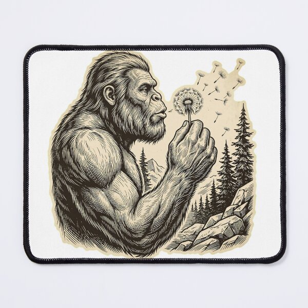 Item preview, Bigfoot Blowing Dandelion designed and sold by ClothesatMatt.