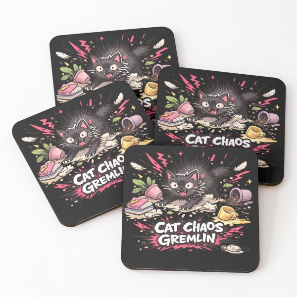Item preview, Cat Chaos Gremlin Cute Mischief Catchaos cat designed and sold by Dream-Fab.