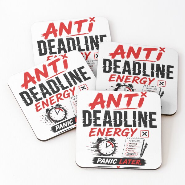 Item preview, Panic Later Deadline Humor designed and sold by the-dovlat.