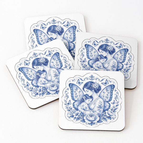 Item preview, Delft Blue Butterfly Mother designed and sold by House of Blue.