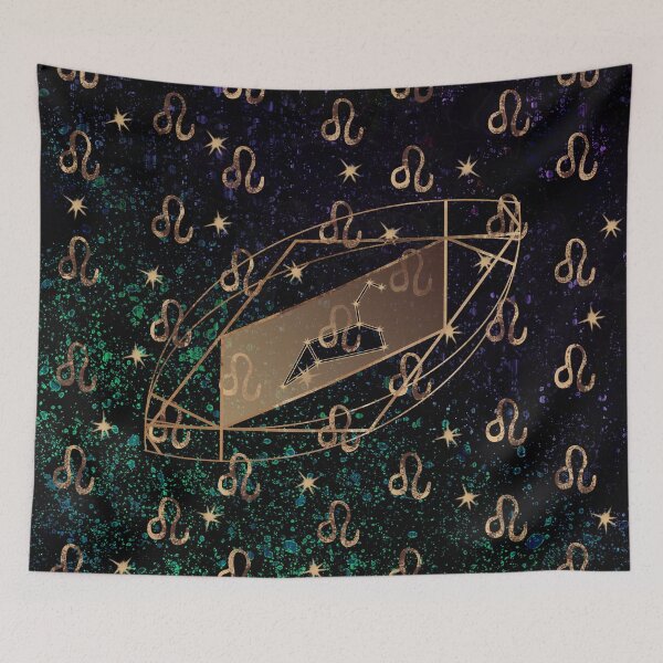Item preview, Leo Golden Zodiac Constellation Design  designed and sold by oursunnycdays.