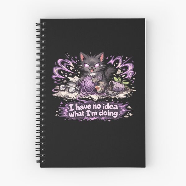 Item preview, Confused Chaos Cat I Have No Idea What Im Doing designed and sold by Dream-Fab.