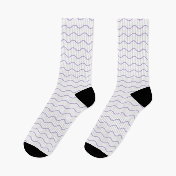 Item preview, White And Lavender Waves Pattern designed and sold by pattern-archive.