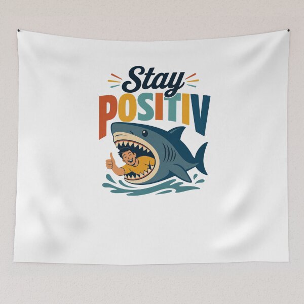 Item preview, Stay positiv – Retro designed and sold by FreshPixelArt.