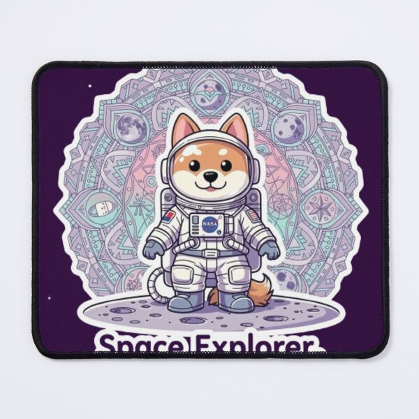 Item preview, Kawaii Space Explorer Shiba Inu designed and sold by Chromatic Artistry.