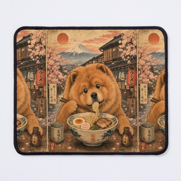Item preview, Chow Chow  Chowing Ramen in Kyoto  designed and sold by merchxwear.