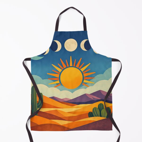 Item preview, Geometric Desert Sun and Moon Phases designed and sold by InkSmithery.