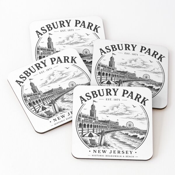 Item preview, Asbury Park, New Jersey designed and sold by PamLeeDesign.