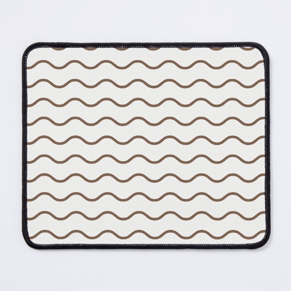 Item preview, White And Mocha Waves Pattern designed and sold by pattern-archive.