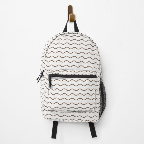 Item preview, White And Mocha Waves Pattern designed and sold by pattern-archive.