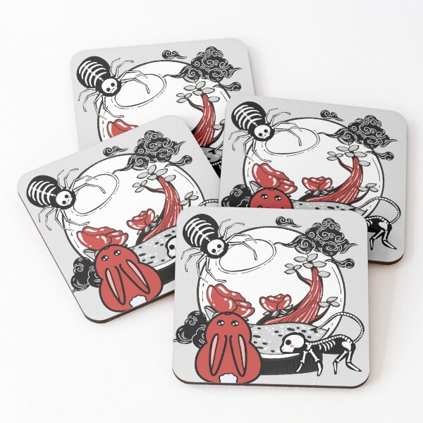 Item preview, Skeleton Spider & Red Bunny Goth Terrarium designed and sold by Kanniax.