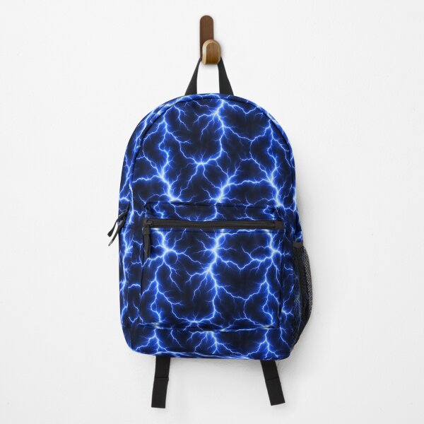 Item preview,   Electric Lightning Pattern – Blue Energy Storm Seamless Abstract Design designed and sold by AnimalAirtistry.