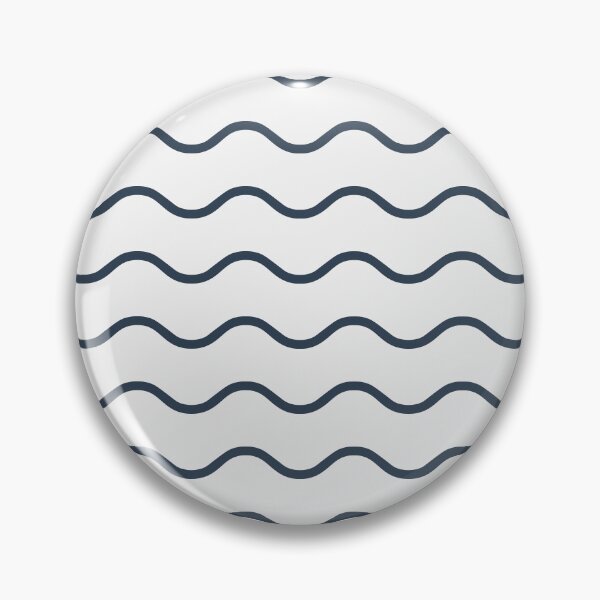 Item preview, White And Navy Waves Pattern designed and sold by pattern-archive.