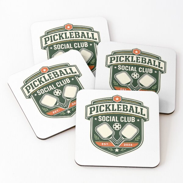Item preview, Pickleball Social Club Retro Pickleball Shirt designed and sold by The Daily Goods.