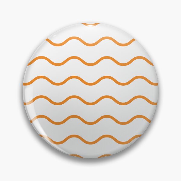 Item preview, White And Orange Waves Pattern designed and sold by pattern-archive.
