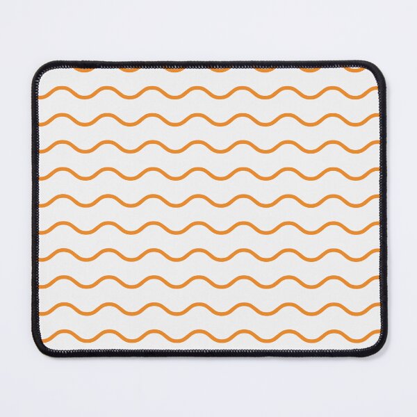 Item preview, White And Orange Waves Pattern designed and sold by pattern-archive.