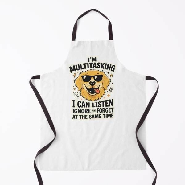 Item preview, Multitasking Dog Funny Golden Retriever Quote designed and sold by StillWildink.
