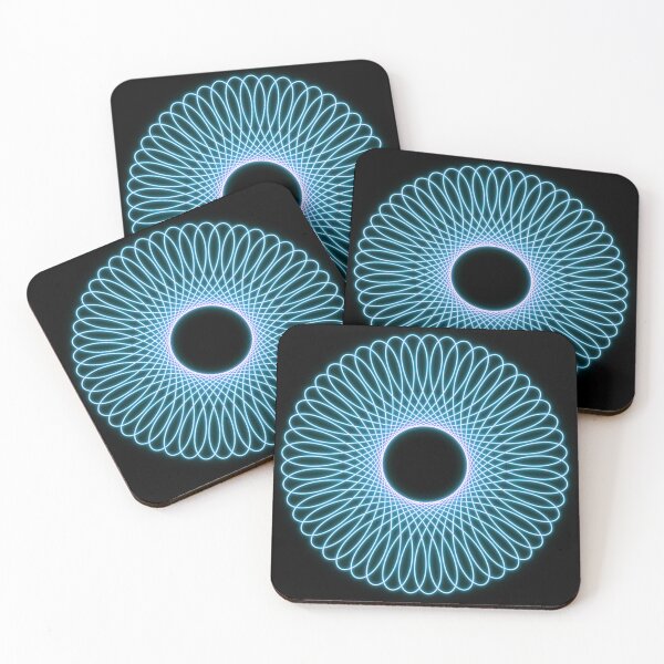 Item preview, Parametric Halo: Cyan Bloom 01-01 designed and sold by Equationarium.
