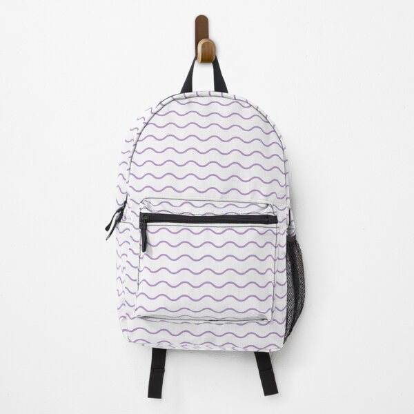 Item preview, White And Purple Waves Pattern designed and sold by pattern-archive.