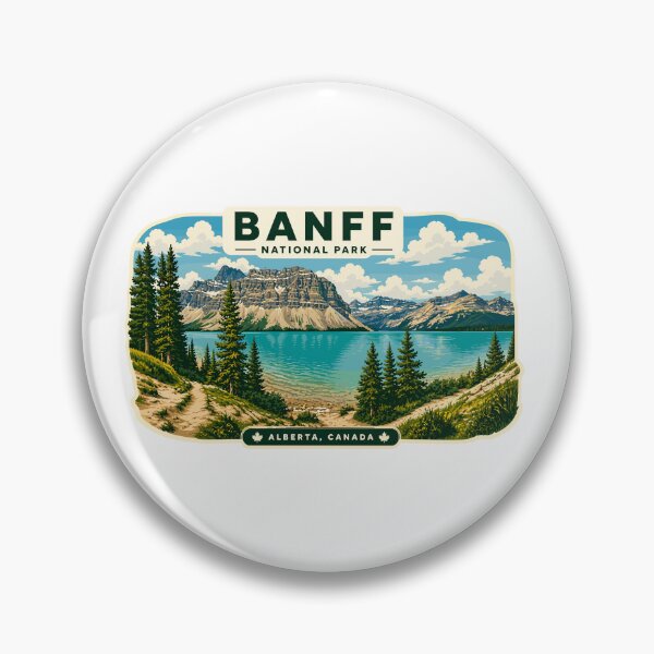 Item preview, Banff National Park Retro Design designed and sold by Gideon Emmerich.