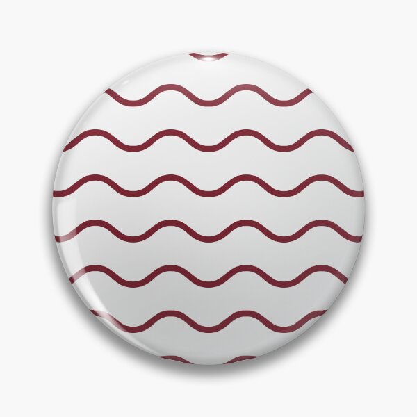 Item preview, White And Pastel Red Waves Pattern designed and sold by pattern-archive.