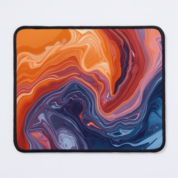 Item preview, Dual Flame Drift — Modern Fluid Art designed and sold by EpicGear085.