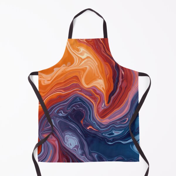 Item preview, Dual Flame Drift — Modern Fluid Art designed and sold by EpicGear085.