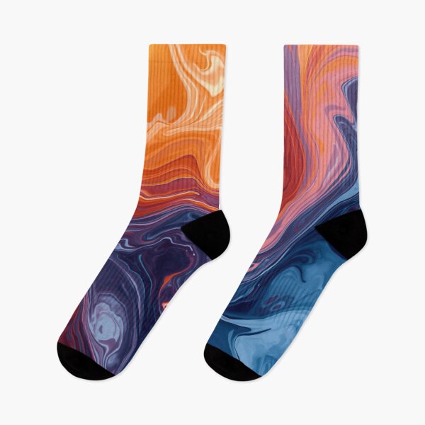 Item preview, Dual Flame Drift — Modern Fluid Art designed and sold by EpicGear085.