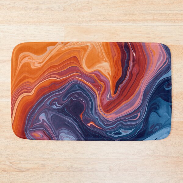 Item preview, Dual Flame Drift — Modern Fluid Art designed and sold by EpicGear085.