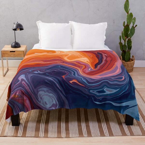 Item preview, Dual Flame Drift — Modern Fluid Art designed and sold by EpicGear085.