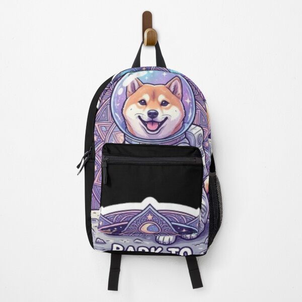 Item preview, Shiba Inu Astronaut Cosmic Mandala Sticker designed and sold by Chromatic Artistry.