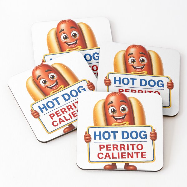 Item preview, hot dog designed and sold by EdicionesJML.