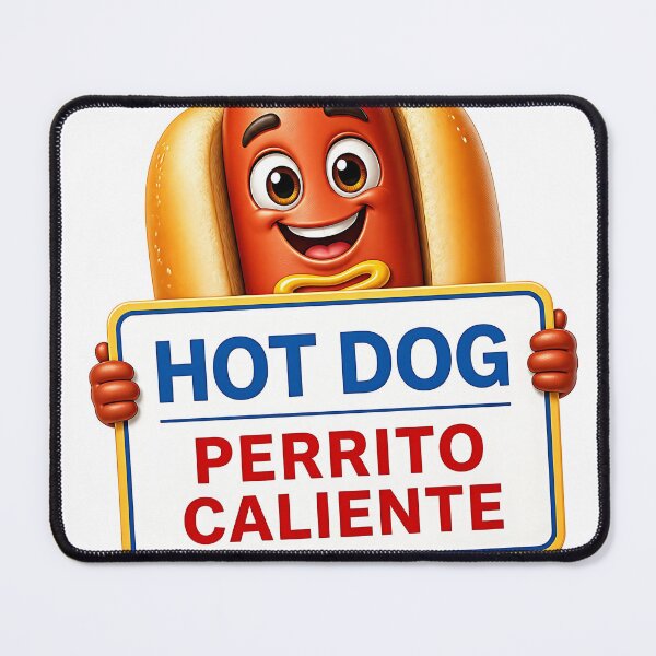 Item preview, hot dog designed and sold by EdicionesJML.