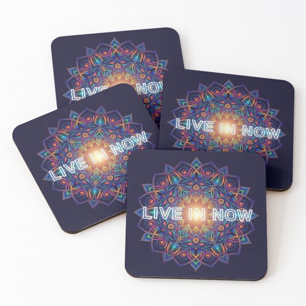 Item preview, Live in the Now Vibrant Mandala designed and sold by PixelQ.