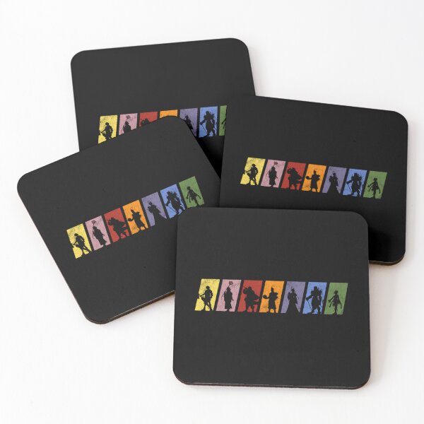 Item preview, Ffx Character Silhouettes designed and sold by ayn-eLoftus.