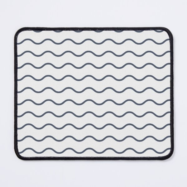 Item preview, White And Slate Waves Pattern designed and sold by pattern-archive.