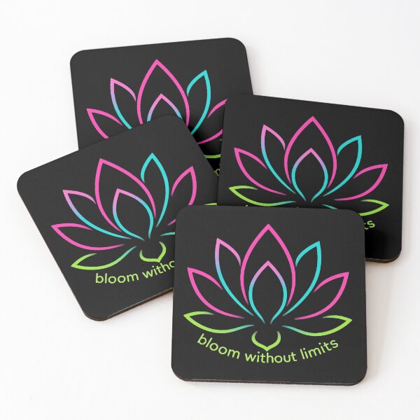 Item preview, Bloom Without Limits Neon Lotus Spiritual Art designed and sold by PixelQ.