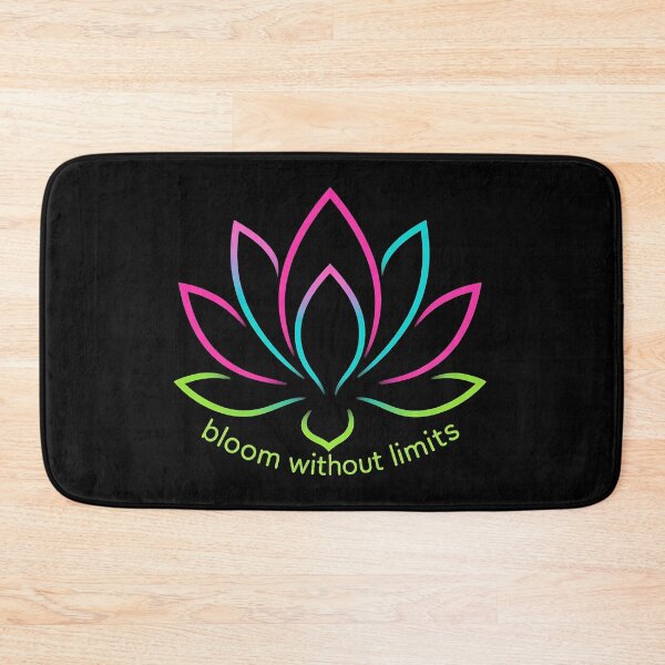 Item preview, Bloom Without Limits Neon Lotus Spiritual Art designed and sold by PixelQ.
