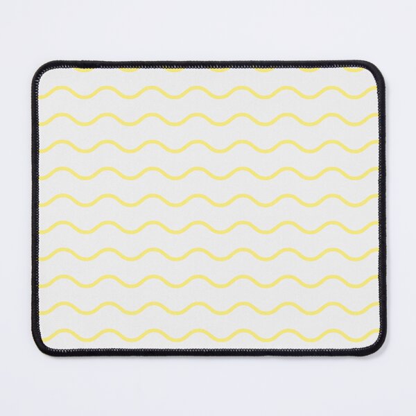 Item preview, White And Yellow Waves Pattern designed and sold by pattern-archive.