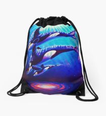 Children of the Stars wip 5 Drawstring Bag