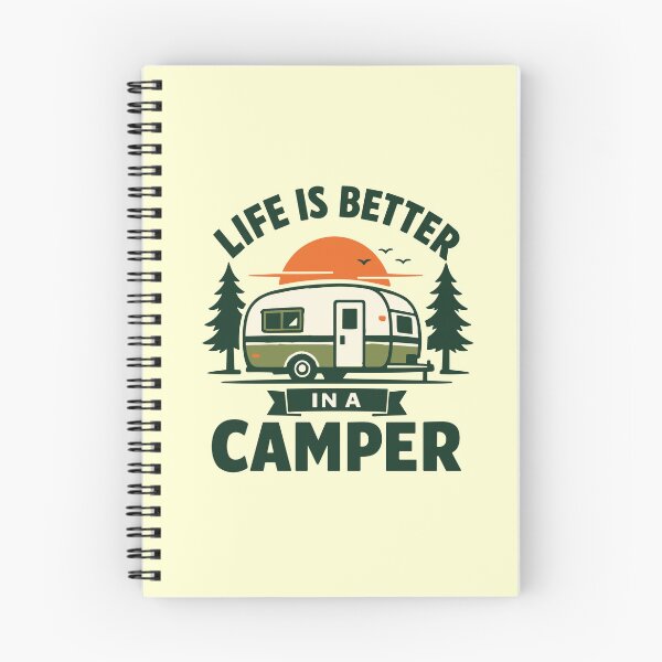 Item preview, Life Is Better In A Camper Vintage Camping Badge Retro Trailer designed and sold by American Spirit.