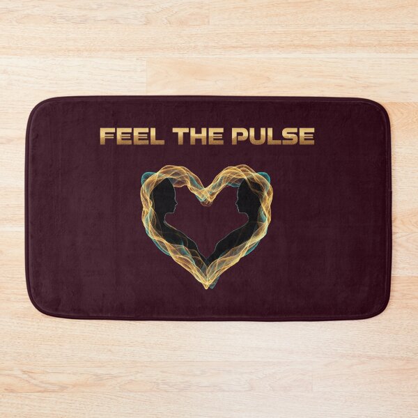 Item preview, Feel the Pulse Twin Flame Heart Energy Art designed and sold by PixelQ.