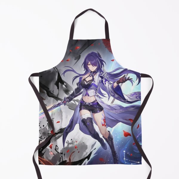 Item preview, Acheron // Honkai: Star Rail Illustration - Split Dark Eclipse Purple Anime Gaming Art designed and sold by Astraphyllia.