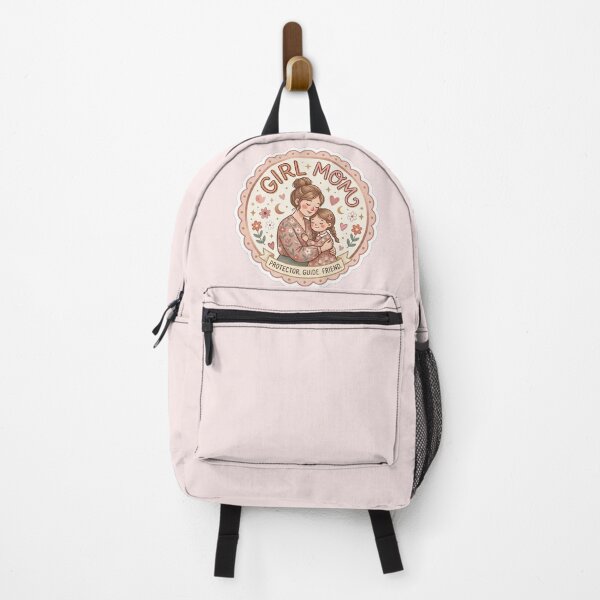 Item preview, Girl Mom Sticker | Protector Guide Friend | Cute Watercolor Mother Daughter Badge Sticker designed and sold by CUTE & FUN CREATIONS.
