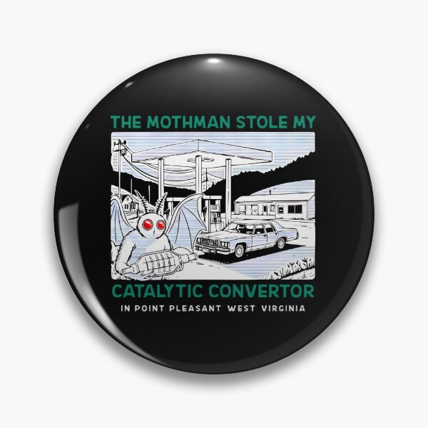 Item preview, The Mothman Stole My Catalytic Converter - Green  designed and sold by CANADIANSTORE.