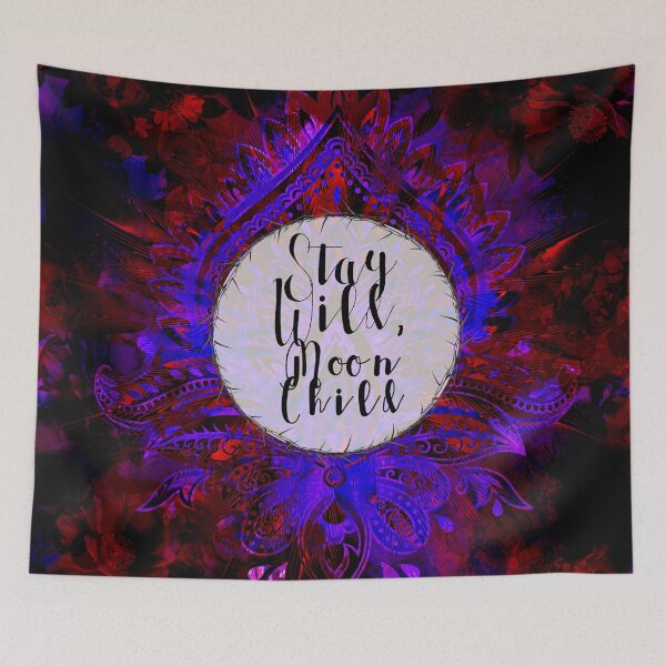 Item preview, Blood and Cobalt Stay Wild Gypsy Moon designed and sold by frappechica.