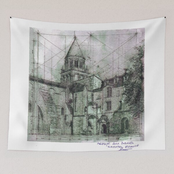 Item preview, Abbaye Aux Dames, Saintes, France designed and sold by GAKStudio.