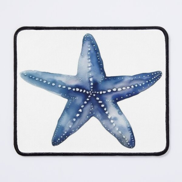 Item preview, Indigo Starfish With White Dots Artwork designed and sold by NivyasArtistry.