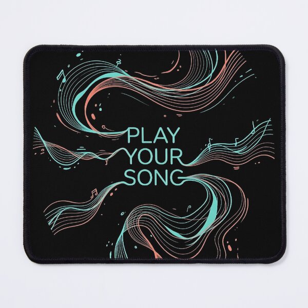 Item preview, Play Your Song Neon Sound Wave Art designed and sold by PixelQ.